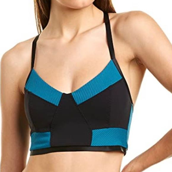 FP Movement by Free People Womens Ticket to Paradise Athletic Bra Black L - Picture 1 of 5